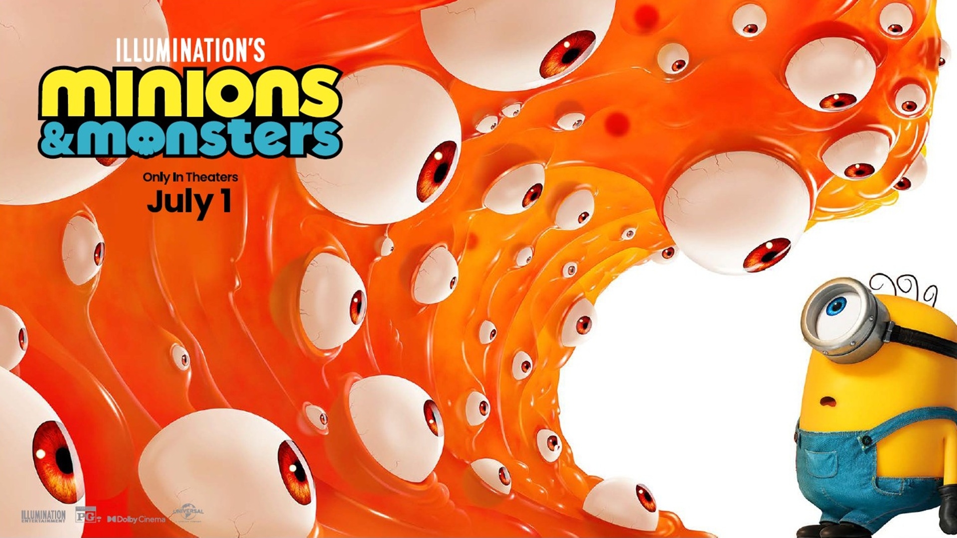 Film backdrop for (IMAX) Minions & Monsters