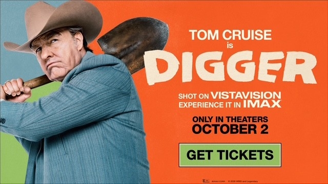 Film backdrop for (IMAX) Digger