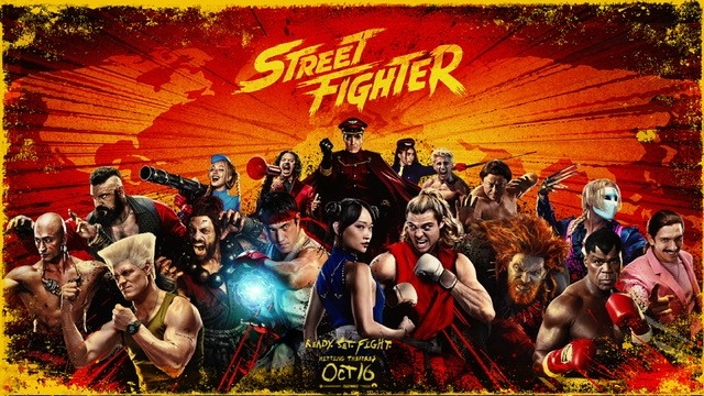 Film backdrop for (IMAX) Street Fighter